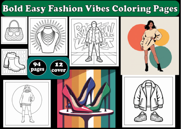 Bold Easy Fashion Vibes Coloring Pages: A Practical Review for Adults Seeking Stylish Relaxation