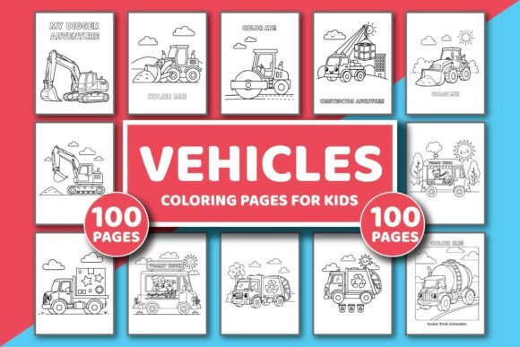 Fun and Engaging Vehicles Coloring Pages for Kids