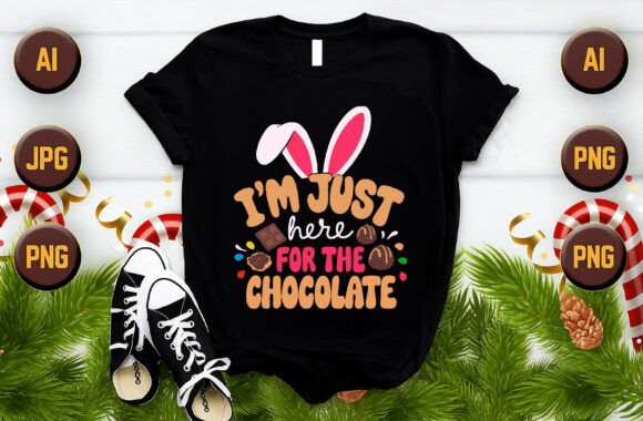 I’m Just Here for the Chocolate – Vector Design Meets Real‑Life Fun