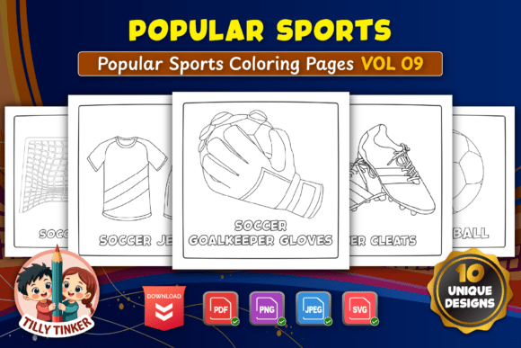 Popular Sports Coloring Pages Vol 09: Essential Tips for Choosing the Best Soccer Activity Sheets