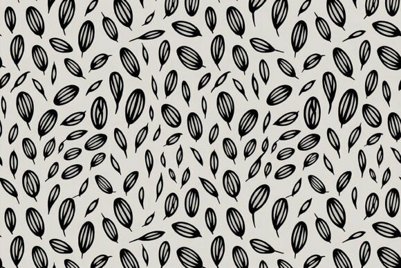 Seamless Etched Organic Pod Pattern