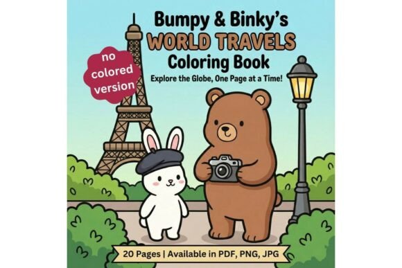 World Travel Landmarks Coloring: A Complete Resource for Creators, Educators, and Publishers